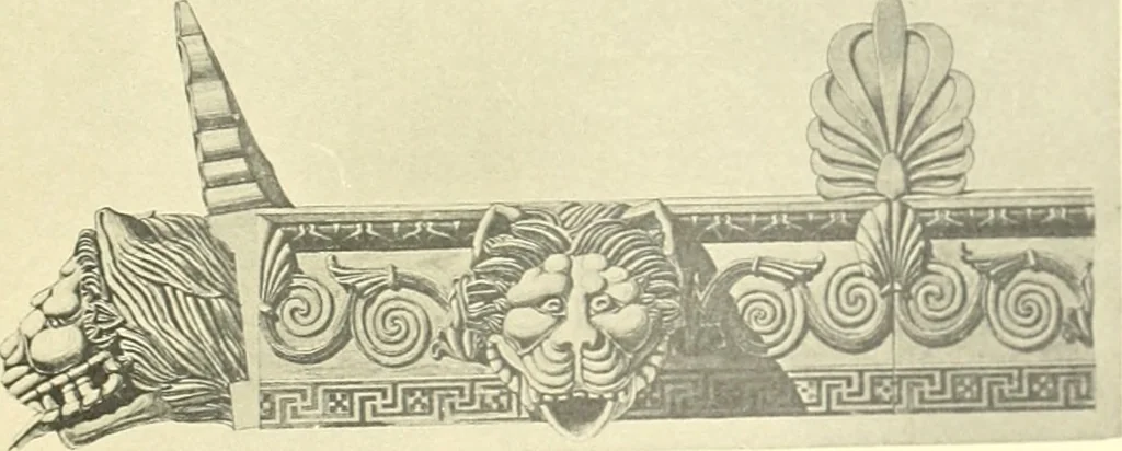An illustration from Antikes Traufleisten-Ornament, 1909, leaf 146