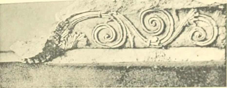 An illustration from Antikes Traufleisten-Ornament, 1909, leaf 150