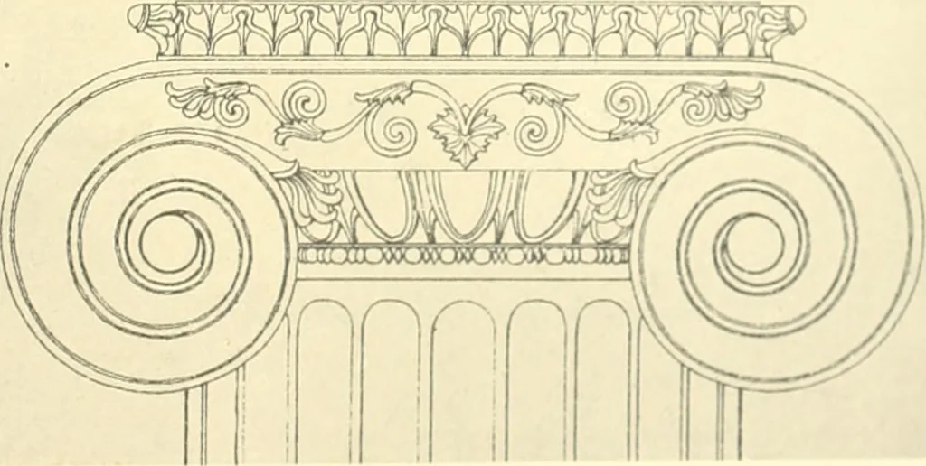 An illustration from Antikes Traufleisten-Ornament, 1909, leaf 150