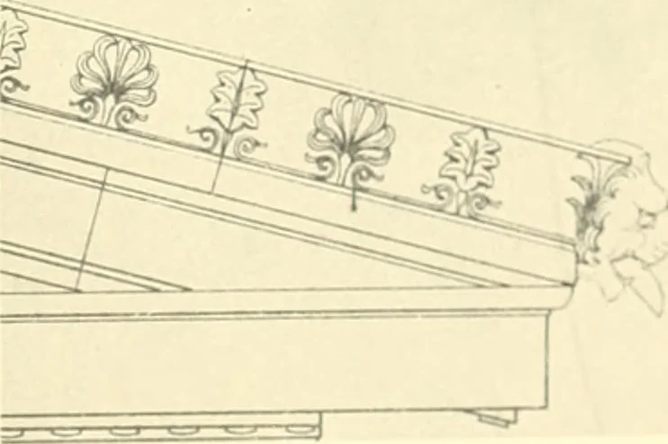 An illustration from Antikes Traufleisten-Ornament, 1909, leaf 152