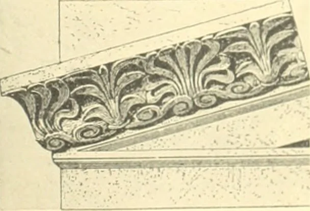 An illustration from Antikes Traufleisten-Ornament, 1909, leaf 156