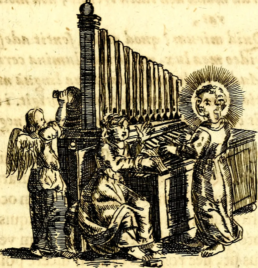 An illustration from Antipathia Amoris Divini et Humani duobus Libris comprehensa, per themata et sententias, insuper et Figuras aeneas, adjectis versibus Gallicis et Hispanicis, illustrata, antehac Antuerpiae Typis data, 1694, leaf 176
