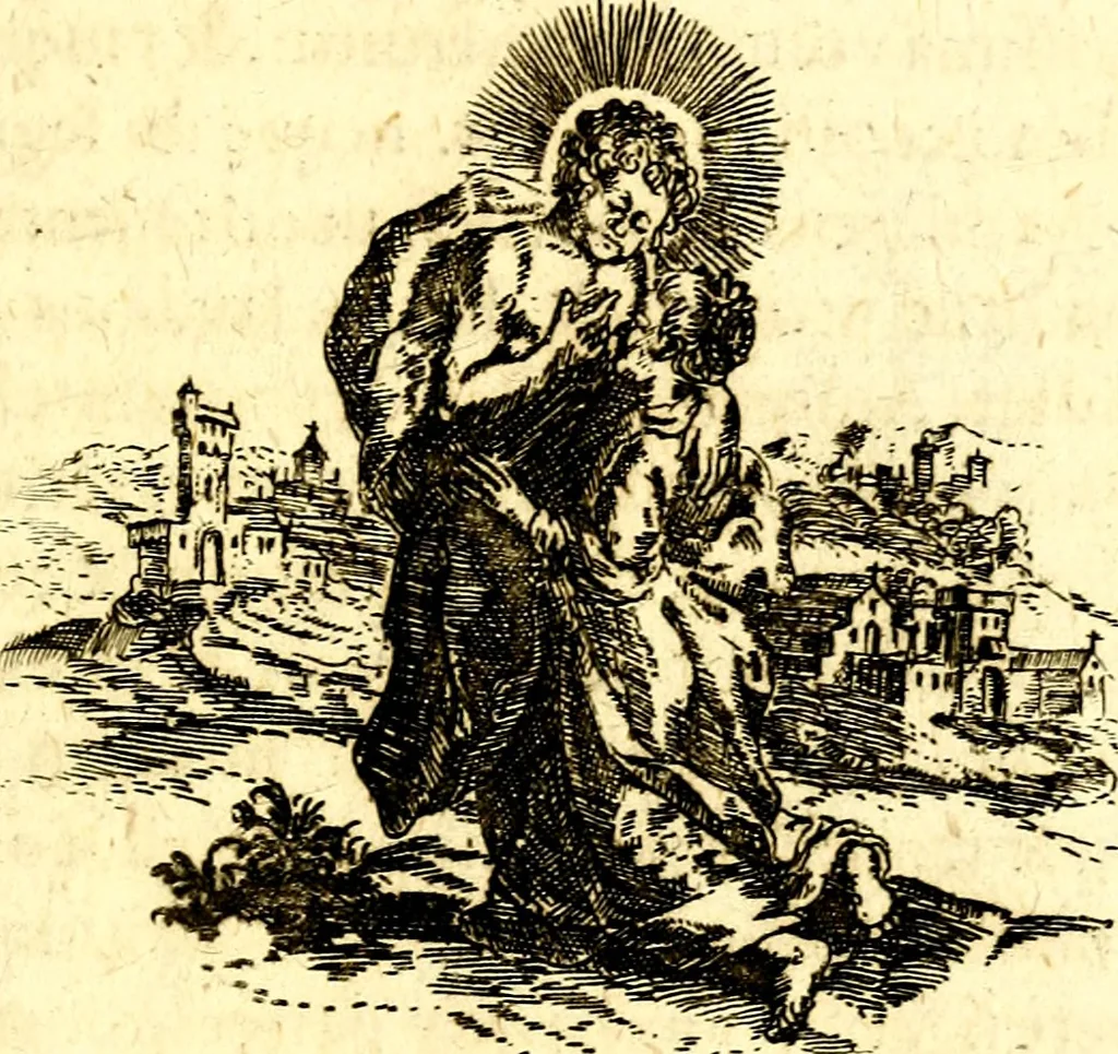 An illustration from Antipathia Amoris Divini et Humani duobus Libris comprehensa, per themata et sententias, insuper et Figuras aeneas, adjectis versibus Gallicis et Hispanicis, illustrata, antehac Antuerpiae Typis data, 1694, leaf 192