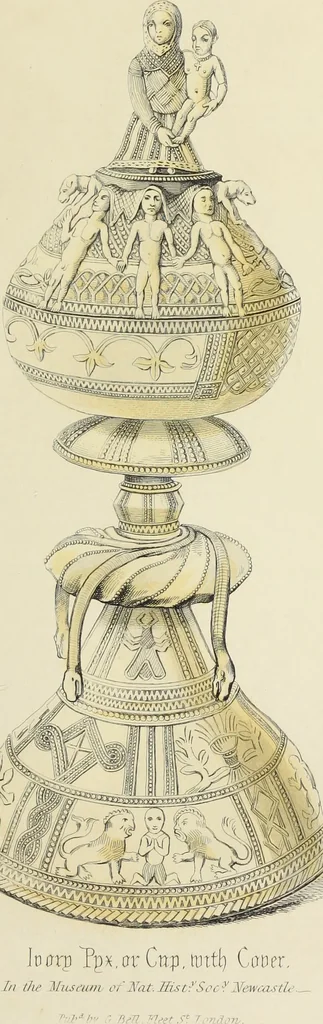 An illustration from Antiquarian gleanings in the north of England : being examples of antique furniture, plate, church decorations, objects of historical interest, etc., 1850, leaf 64