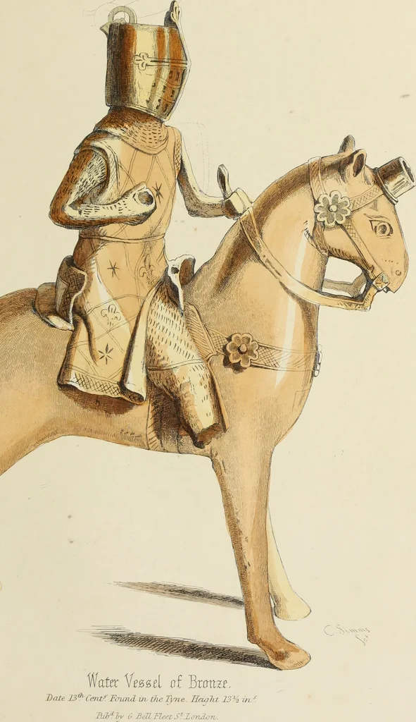 An illustration from Antiquarian gleanings in the north of England : being examples of antique furniture, plate, church decorations, objects of historical interest, etc., 1850, leaf 66