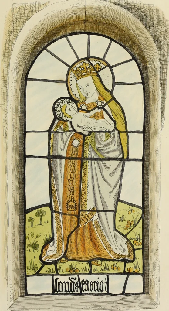 An illustration from Antiquarian gleanings in the north of England : being examples of antique furniture, plate, church decorations, objects of historical interest, etc., 1850, leaf 76