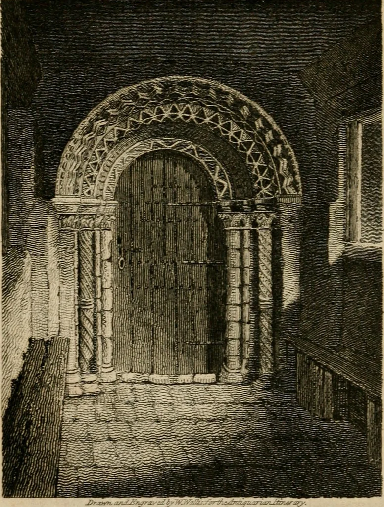 An illustration from The antiquarian itinerary, comprising specimens of architecture, monastic, castellated, and domestic; with other vestiges of antiquity in Great Britain. Accompanied with descriptions, 1815, leaf 153