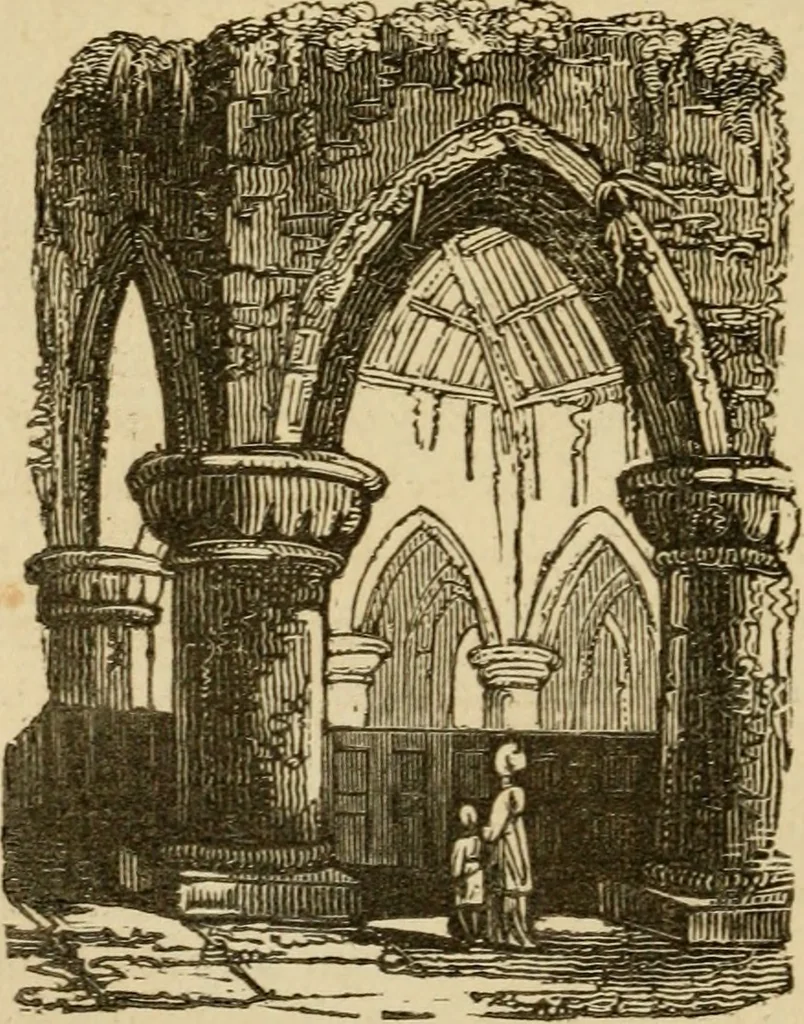 An illustration from The antiquarian itinerary, comprising specimens of architecture, monastic, castellated, and domestic; with other vestiges of antiquity in Great Britain. Accompanied with descriptions, 1815, leaf 183