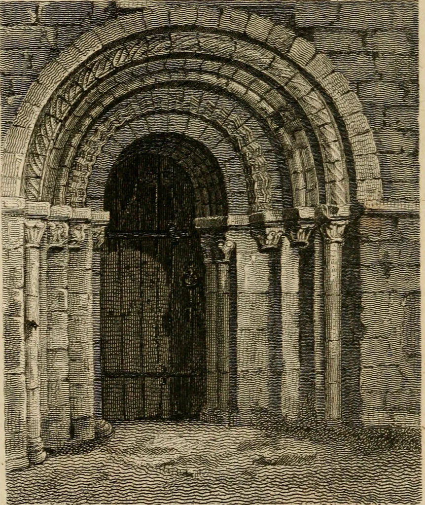 An illustration from The antiquarian itinerary, comprising specimens of architecture, monastic, castellated, and domestic; with other vestiges of antiquity in Great Britain. Accompanied with descriptions, 1815, leaf 193