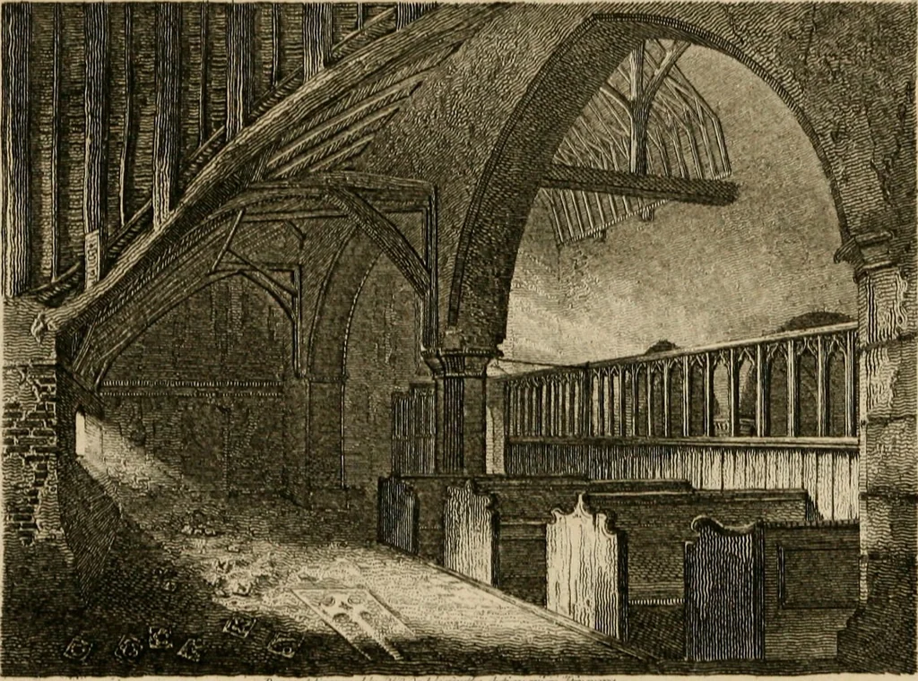 An illustration from The antiquarian itinerary, comprising specimens of architecture, monastic, castellated, and domestic; with other vestiges of antiquity in Great Britain. Accompanied with descriptions, 1815, leaf 49