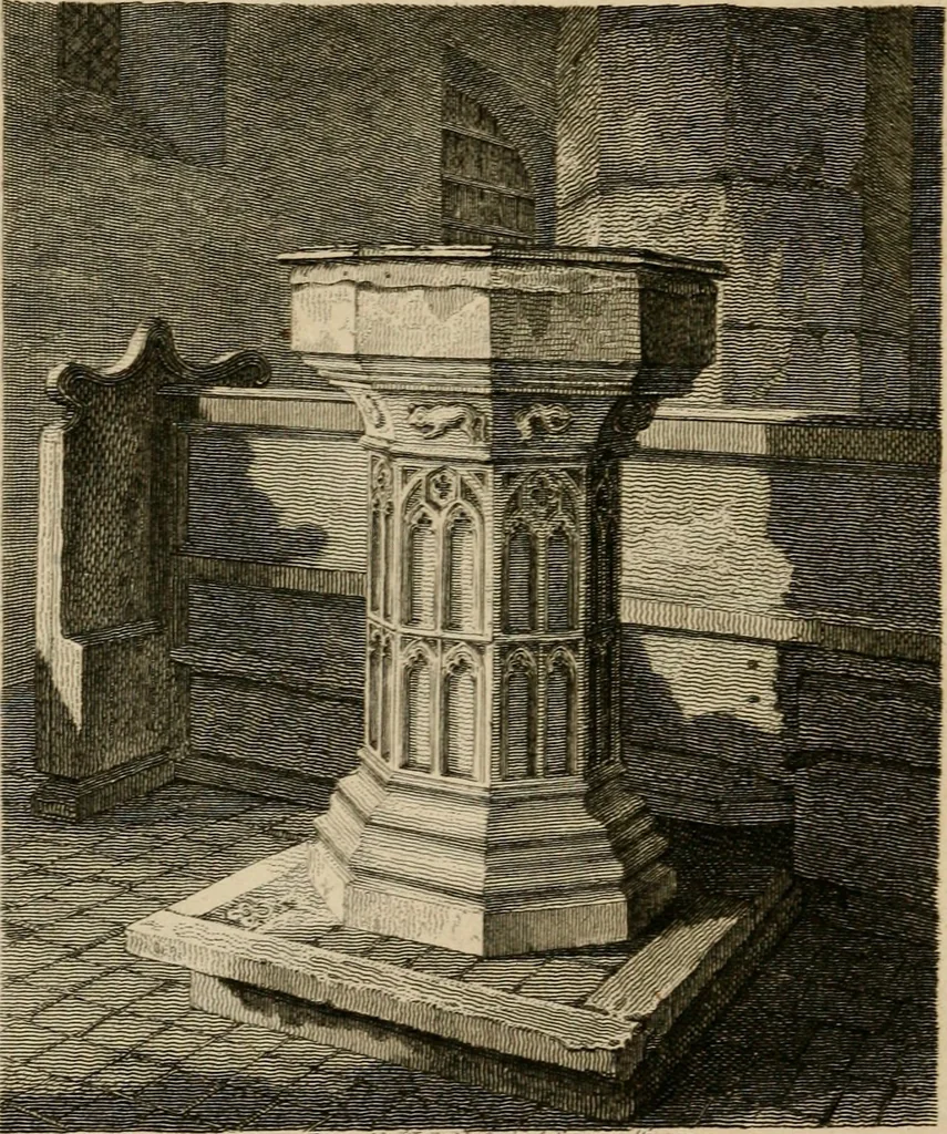 An illustration from The antiquarian itinerary, comprising specimens of architecture, monastic, castellated, and domestic; with other vestiges of antiquity in Great Britain. Accompanied with descriptions, 1815, leaf 53