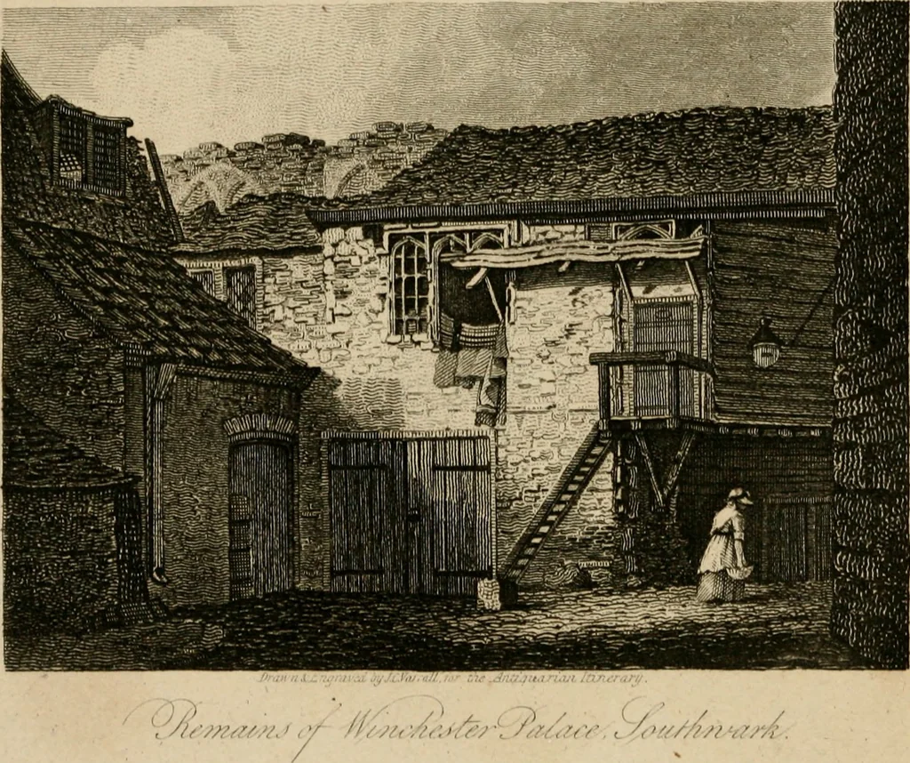 An illustration from The antiquarian itinerary, comprising specimens of architecture, monastic, castellated, and domestic; with other vestiges of antiquity in Great Britain. Accompanied with descriptions, 1815, leaf 61
