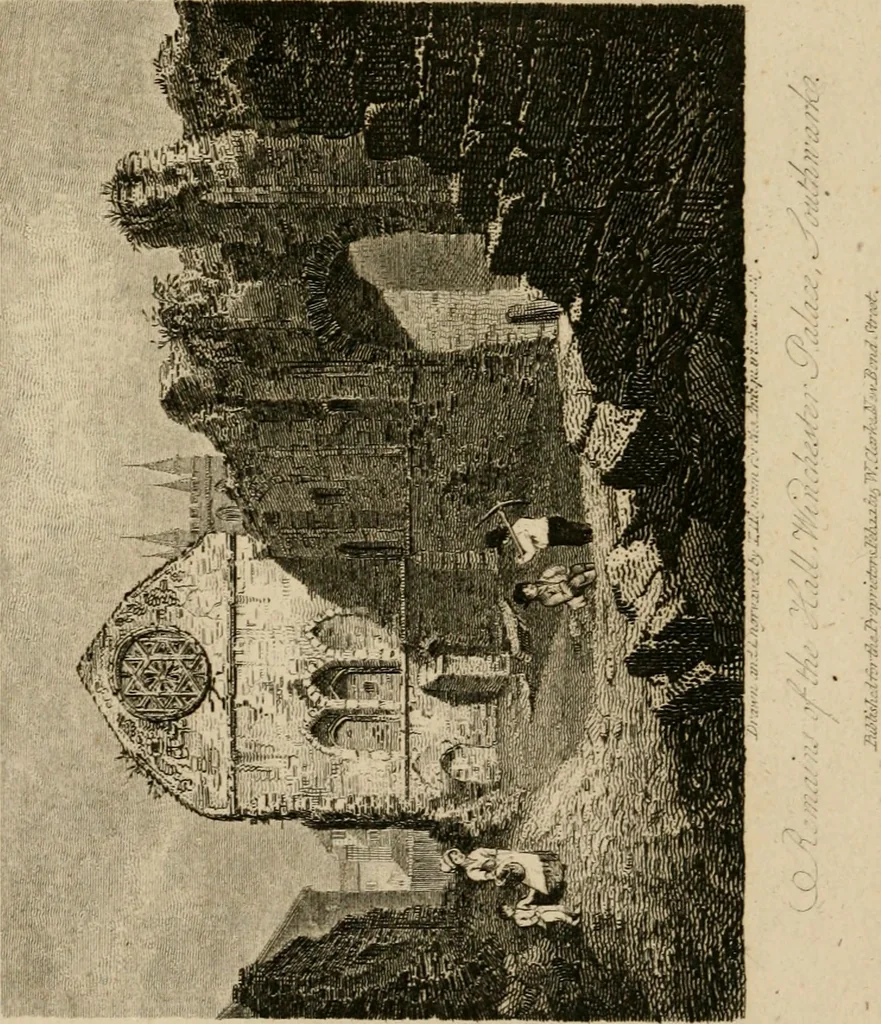 An illustration from The antiquarian itinerary, comprising specimens of architecture, monastic, castellated, and domestic; with other vestiges of antiquity in Great Britain. Accompanied with descriptions, 1815, leaf 65