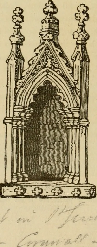 An illustration from The antiquarian itinerary, comprising specimens of architecture, monastic, castellated, and domestic; with other vestiges of antiquity in Great Britain. Accompanied with descriptions, 1815, leaf 91