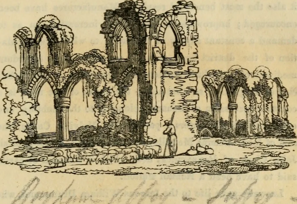 An illustration from The antiquarian itinerary, comprising specimens of architecture, monastic, castellated, and domestic; with other vestiges of antiquity in Great Britain. Accompanied with descriptions, 1815, leaf 10