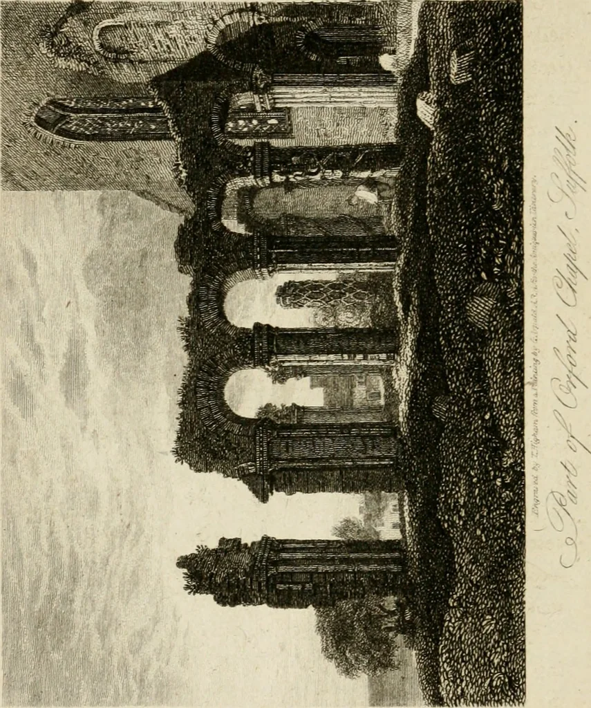 An illustration from The antiquarian itinerary, comprising specimens of architecture, monastic, castellated, and domestic; with other vestiges of antiquity in Great Britain. Accompanied with descriptions, 1815, leaf 107