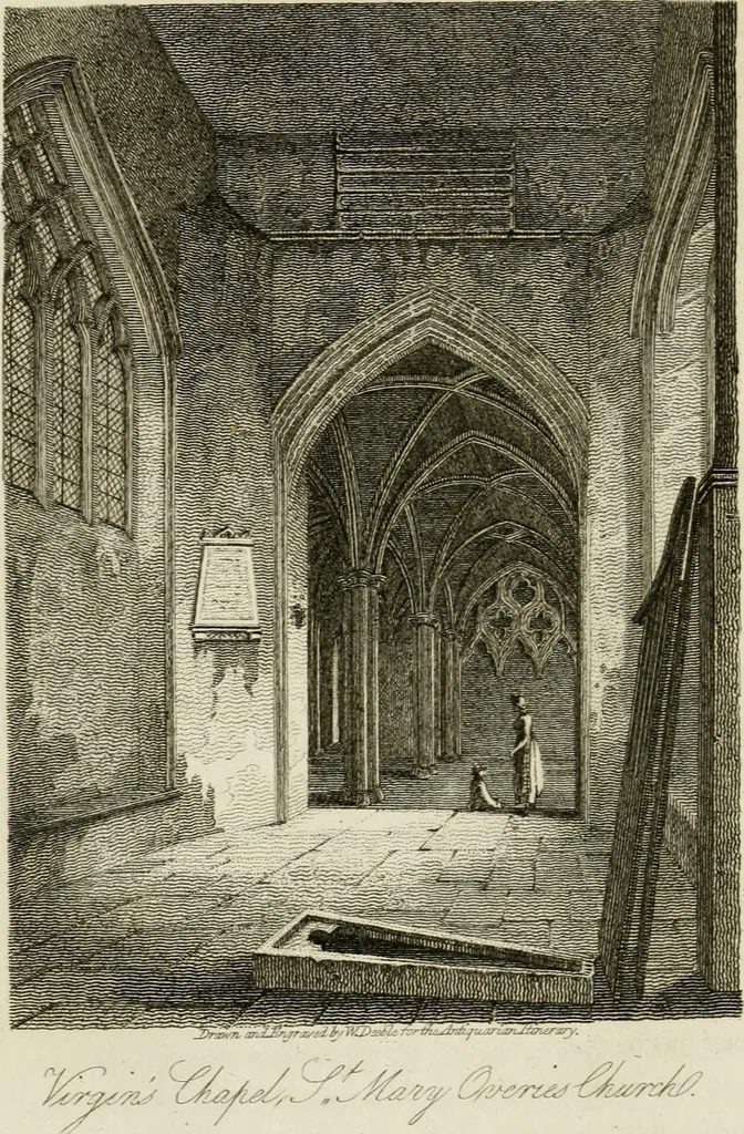 An illustration from The antiquarian itinerary, comprising specimens of architecture, monastic, castellated, and domestic; with other vestiges of antiquity in Great Britain. Accompanied with descriptions, 1815, leaf 45