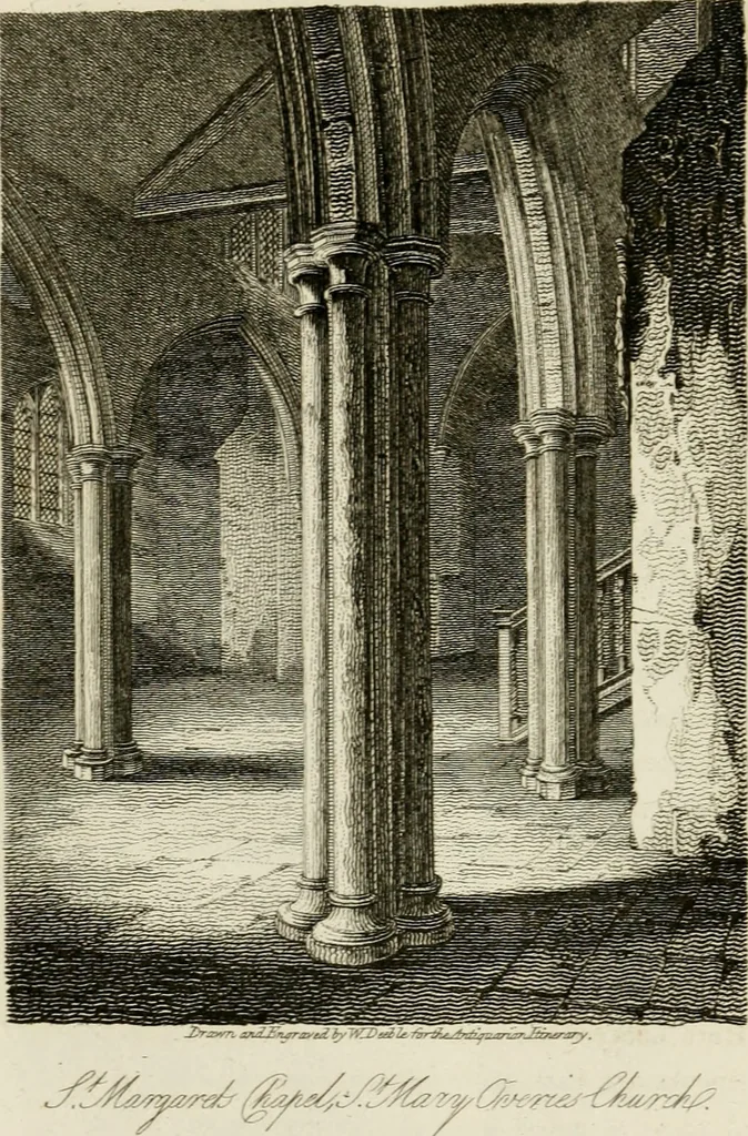 An illustration from The antiquarian itinerary, comprising specimens of architecture, monastic, castellated, and domestic; with other vestiges of antiquity in Great Britain. Accompanied with descriptions, 1815, leaf 57