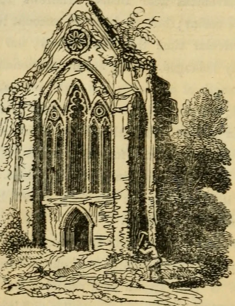 An illustration from The antiquarian itinerary, comprising specimens of architecture, monastic, castellated, and domestic; with other vestiges of antiquity in Great Britain. Accompanied with descriptions, 1815, leaf 69