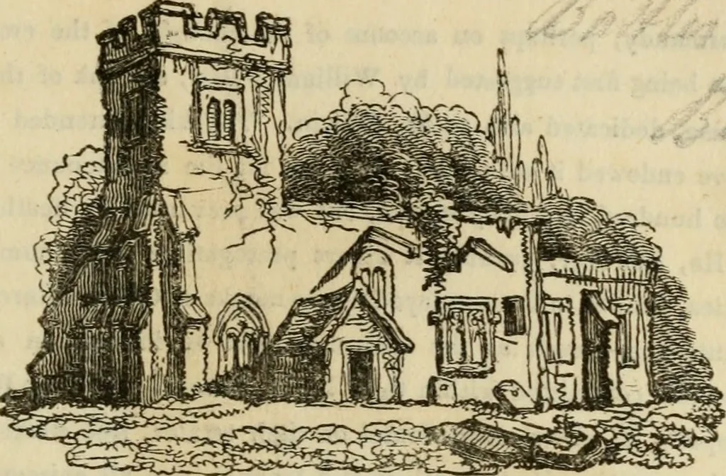 An illustration from The antiquarian itinerary, comprising specimens of architecture, monastic, castellated, and domestic; with other vestiges of antiquity in Great Britain. Accompanied with descriptions, 1815, leaf 104