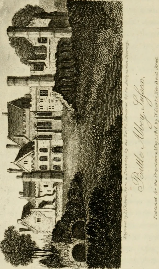 An illustration from The antiquarian itinerary, comprising specimens of architecture, monastic, castellated, and domestic; with other vestiges of antiquity in Great Britain. Accompanied with descriptions, 1815, leaf 107