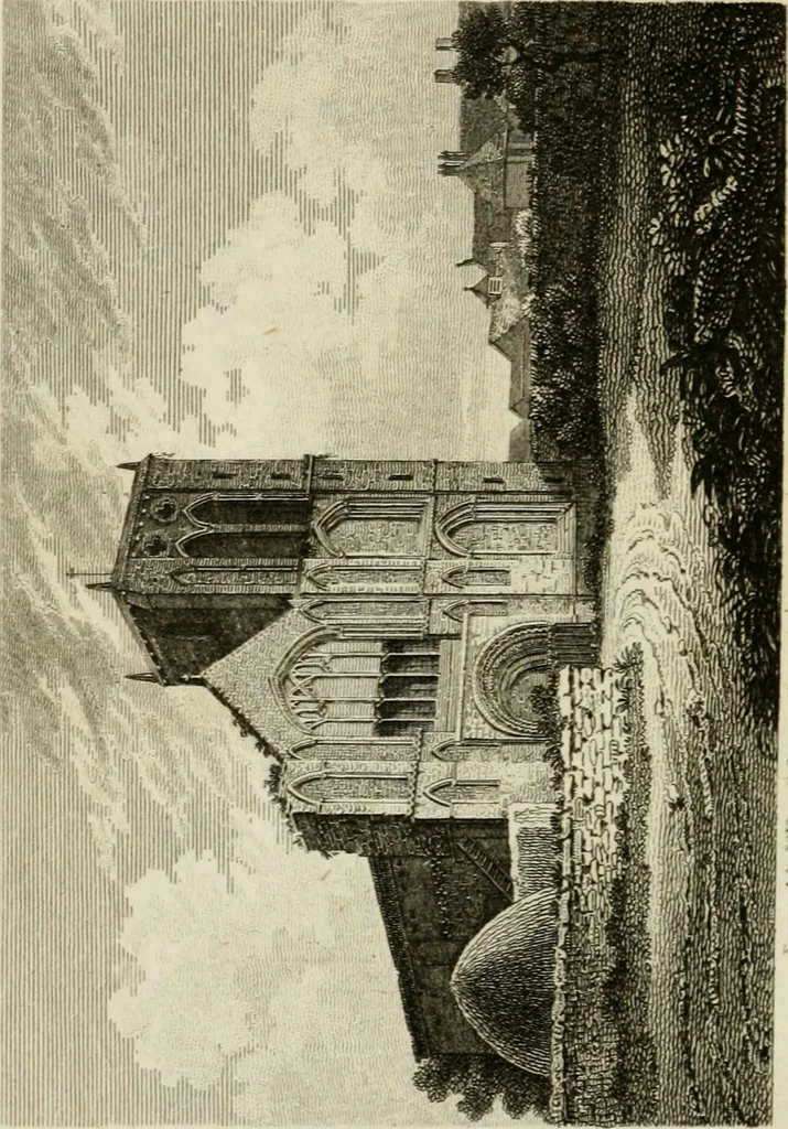 An illustration from The antiquarian itinerary, comprising specimens of architecture, monastic, castellated, and domestic; with other vestiges of antiquity in Great Britain. Accompanied with descriptions, 1815, leaf 115