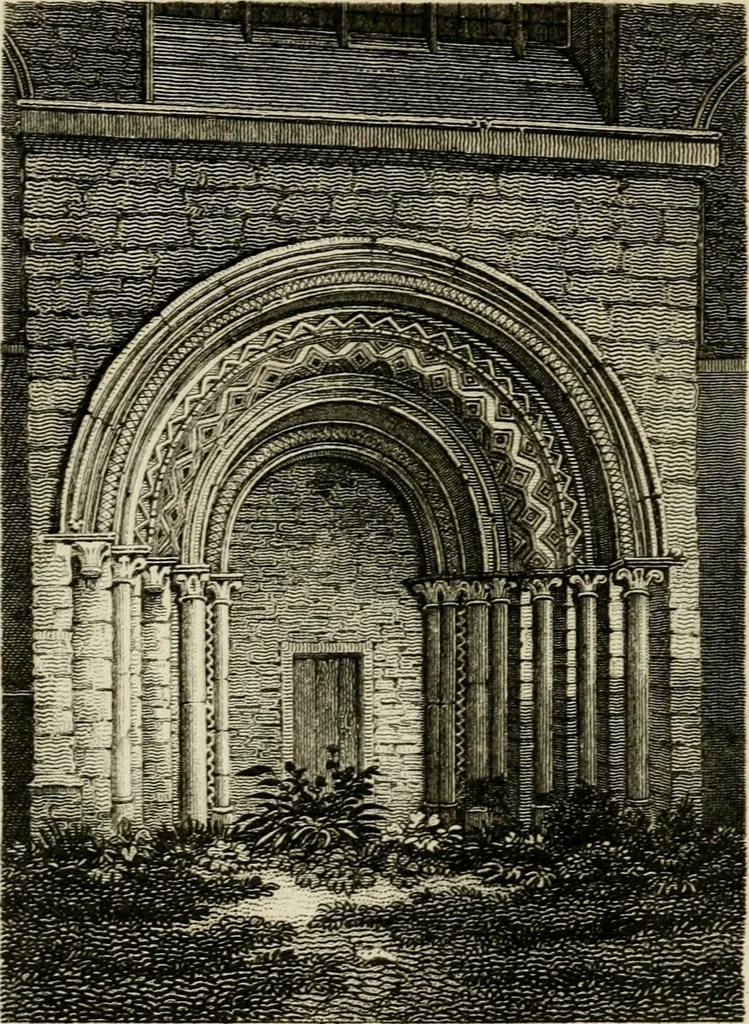 An illustration from The antiquarian itinerary, comprising specimens of architecture, monastic, castellated, and domestic; with other vestiges of antiquity in Great Britain. Accompanied with descriptions, 1815, leaf 119
