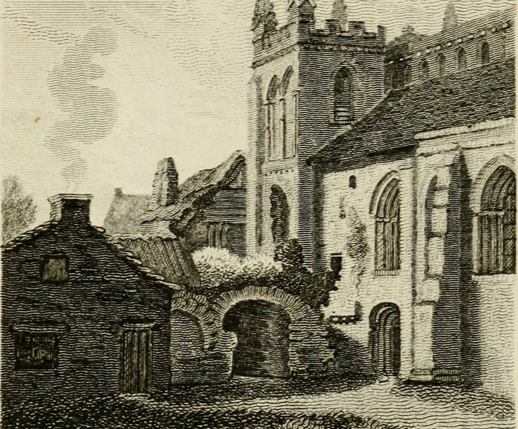 An illustration from The antiquarian itinerary, comprising specimens of architecture, monastic, castellated, and domestic; with other vestiges of antiquity in Great Britain. Accompanied with descriptions, 1815, leaf 123