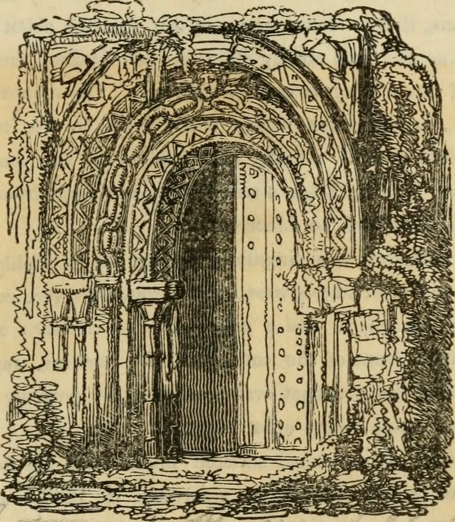 An illustration from The antiquarian itinerary, comprising specimens of architecture, monastic, castellated, and domestic; with other vestiges of antiquity in Great Britain. Accompanied with descriptions, 1815, leaf 136