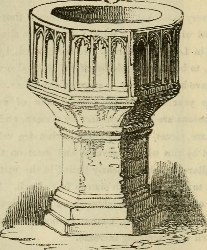 An illustration from The antiquarian itinerary, comprising specimens of architecture, monastic, castellated, and domestic; with other vestiges of antiquity in Great Britain. Accompanied with descriptions, 1815, leaf 153