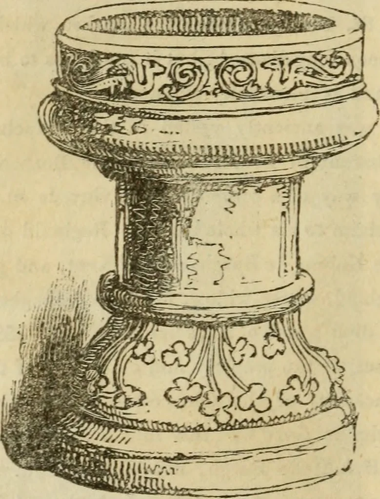 An illustration from The antiquarian itinerary, comprising specimens of architecture, monastic, castellated, and domestic; with other vestiges of antiquity in Great Britain. Accompanied with descriptions, 1815, leaf 33