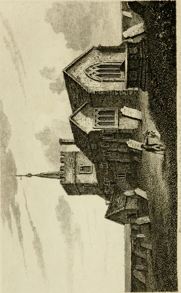 An illustration from The antiquarian itinerary, comprising specimens of architecture, monastic, castellated, and domestic; with other vestiges of antiquity in Great Britain. Accompanied with descriptions, 1815, leaf 39