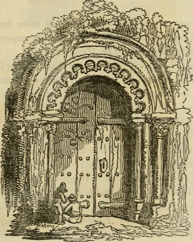 An illustration from The antiquarian itinerary, comprising specimens of architecture, monastic, castellated, and domestic; with other vestiges of antiquity in Great Britain. Accompanied with descriptions, 1815, leaf 49
