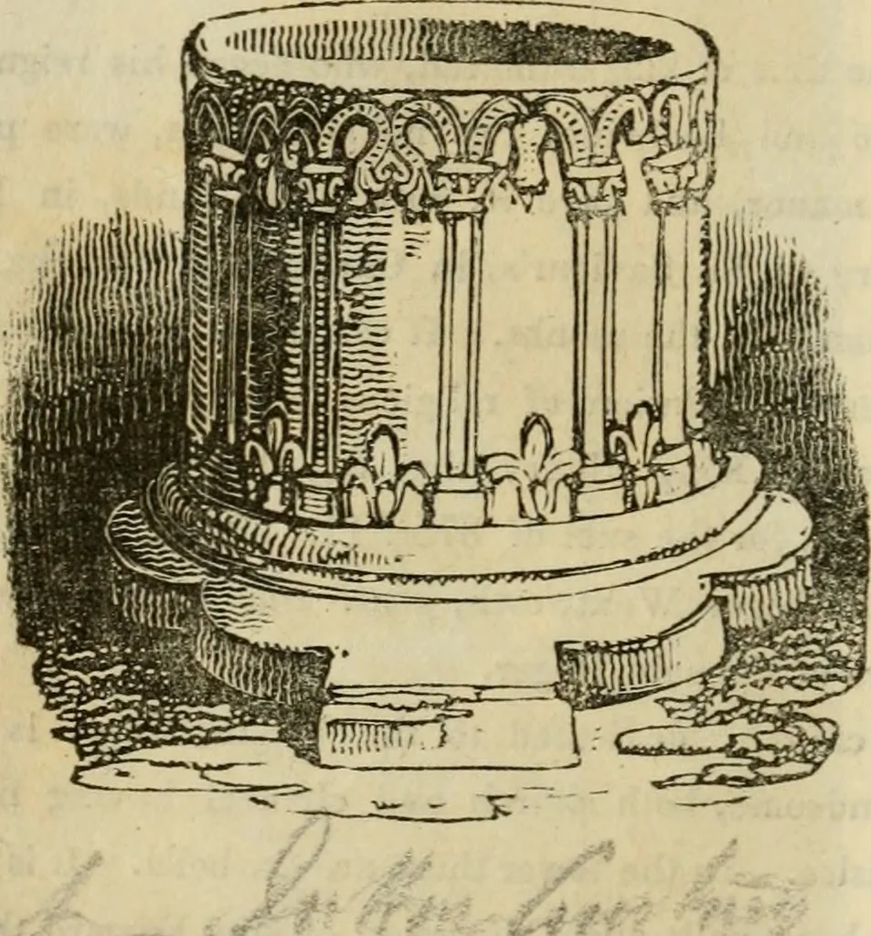 An illustration from The antiquarian itinerary, comprising specimens of architecture, monastic, castellated, and domestic; with other vestiges of antiquity in Great Britain. Accompanied with descriptions, 1815, leaf 53