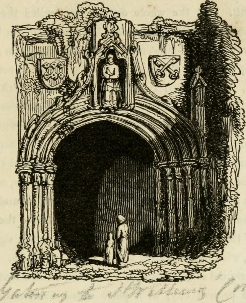 An illustration from The antiquarian itinerary, comprising specimens of architecture, monastic, castellated, and domestic; with other vestiges of antiquity in Great Britain. Accompanied with descriptions, 1815, leaf 10