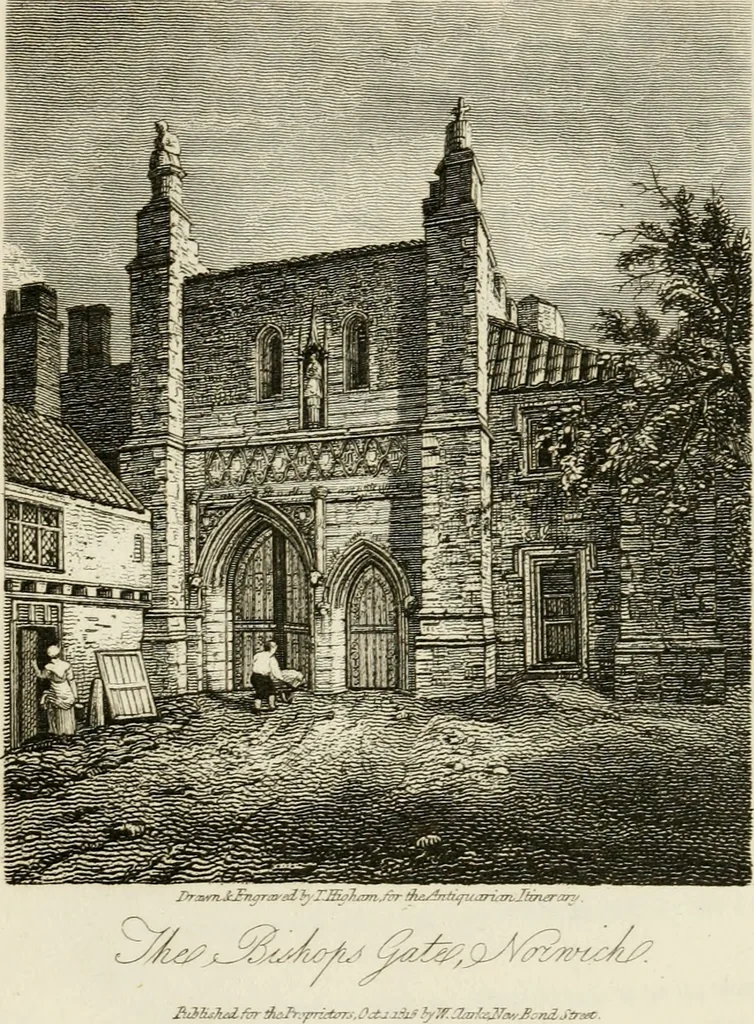An illustration from The antiquarian itinerary, comprising specimens of architecture, monastic, castellated, and domestic; with other vestiges of antiquity in Great Britain. Accompanied with descriptions, 1815, leaf 115