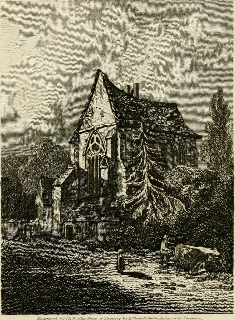 An illustration from The antiquarian itinerary, comprising specimens of architecture, monastic, castellated, and domestic; with other vestiges of antiquity in Great Britain. Accompanied with descriptions, 1815, leaf 13