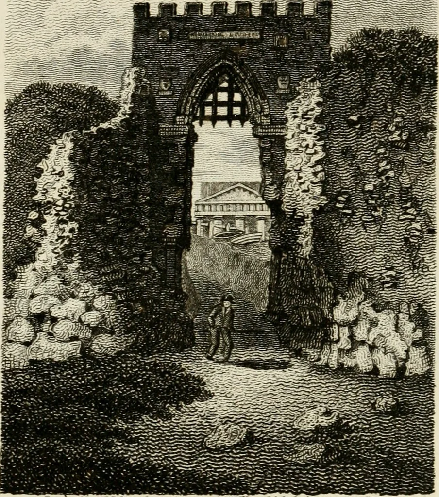 An illustration from The antiquarian itinerary, comprising specimens of architecture, monastic, castellated, and domestic; with other vestiges of antiquity in Great Britain. Accompanied with descriptions, 1815, leaf 135