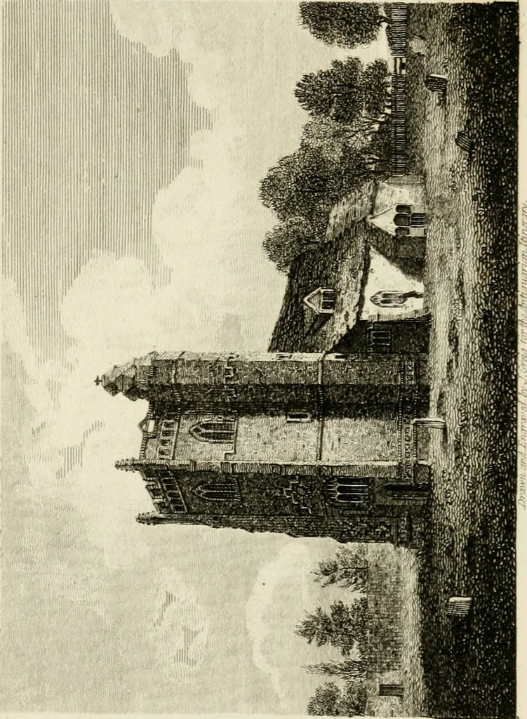 An illustration from The antiquarian itinerary, comprising specimens of architecture, monastic, castellated, and domestic; with other vestiges of antiquity in Great Britain. Accompanied with descriptions, 1815, leaf 143