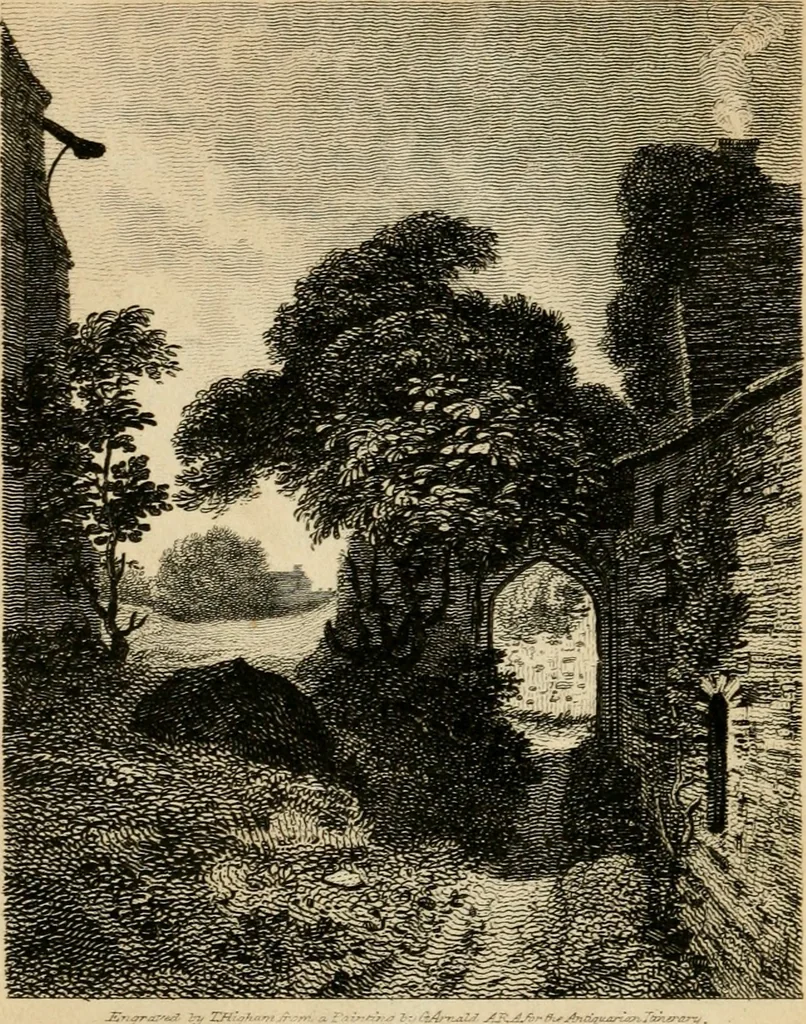 An illustration from The antiquarian itinerary, comprising specimens of architecture, monastic, castellated, and domestic; with other vestiges of antiquity in Great Britain. Accompanied with descriptions, 1815, leaf 195