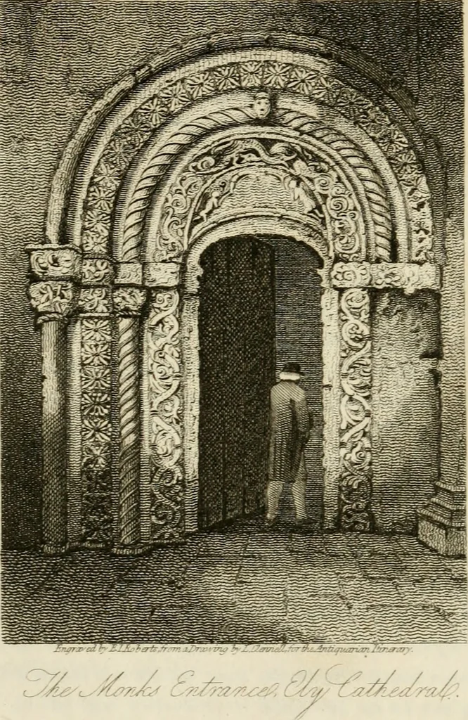 An illustration from The antiquarian itinerary, comprising specimens of architecture, monastic, castellated, and domestic; with other vestiges of antiquity in Great Britain. Accompanied with descriptions, 1815, leaf 37