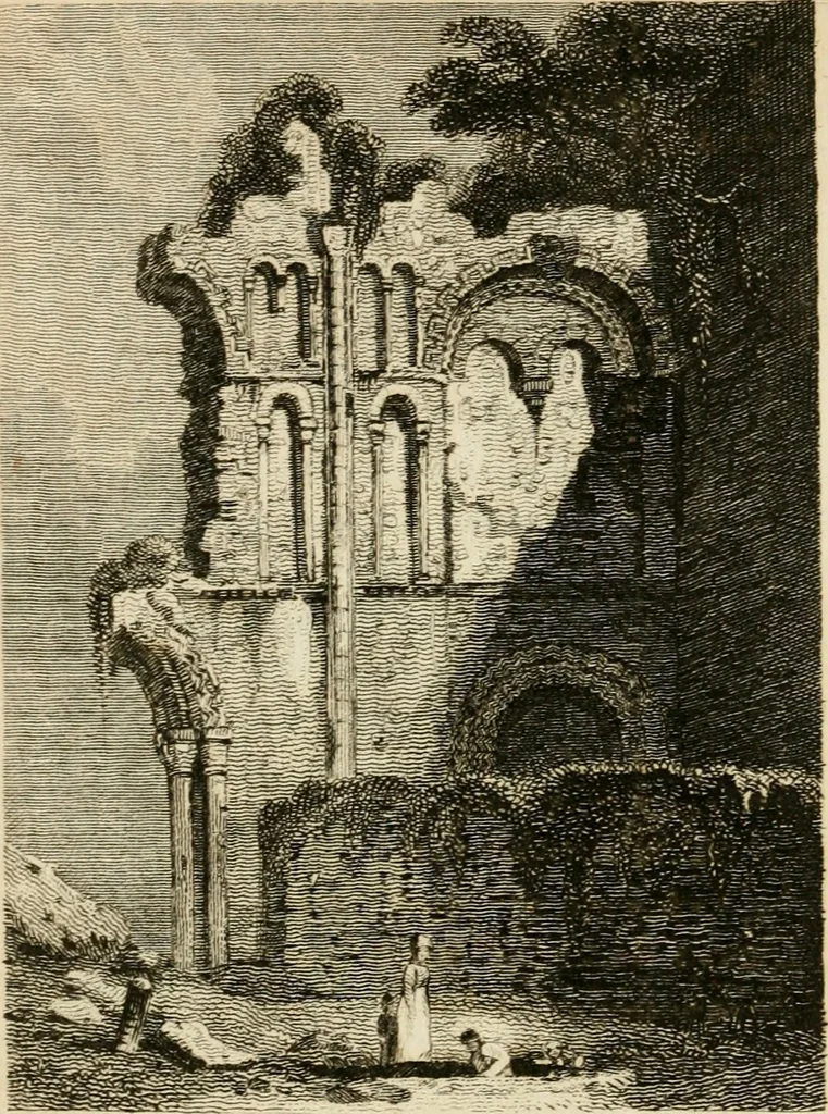 An illustration from The antiquarian itinerary, comprising specimens of architecture, monastic, castellated, and domestic; with other vestiges of antiquity in Great Britain. Accompanied with descriptions, 1815, leaf 47