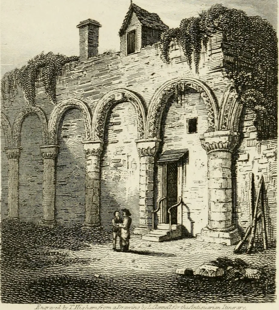 An illustration from The antiquarian itinerary, comprising specimens of architecture, monastic, castellated, and domestic; with other vestiges of antiquity in Great Britain. Accompanied with descriptions, 1815, leaf 51