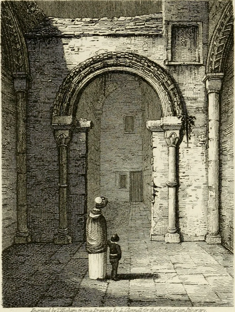 An illustration from The antiquarian itinerary, comprising specimens of architecture, monastic, castellated, and domestic; with other vestiges of antiquity in Great Britain. Accompanied with descriptions, 1815, leaf 55