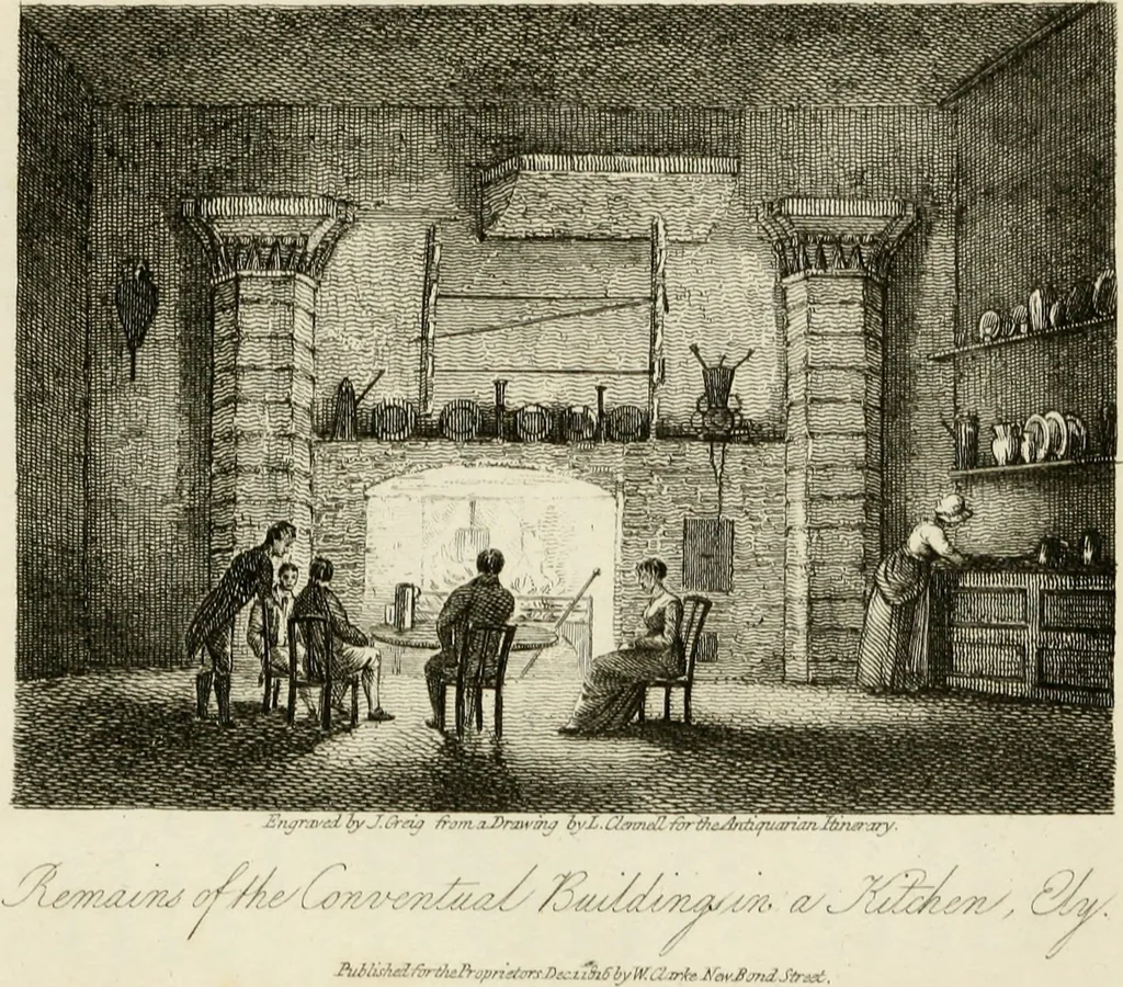 An illustration from The antiquarian itinerary, comprising specimens of architecture, monastic, castellated, and domestic; with other vestiges of antiquity in Great Britain. Accompanied with descriptions, 1815, leaf 59