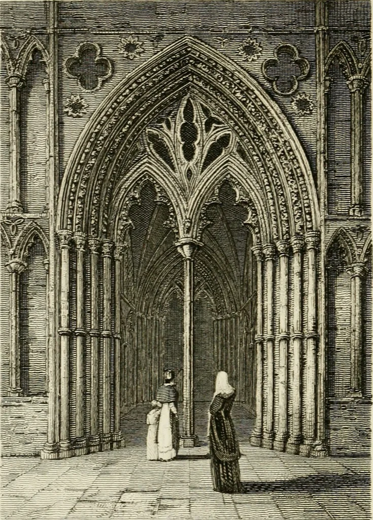 An illustration from The antiquarian itinerary, comprising specimens of architecture, monastic, castellated, and domestic; with other vestiges of antiquity in Great Britain. Accompanied with descriptions, 1815, leaf 67