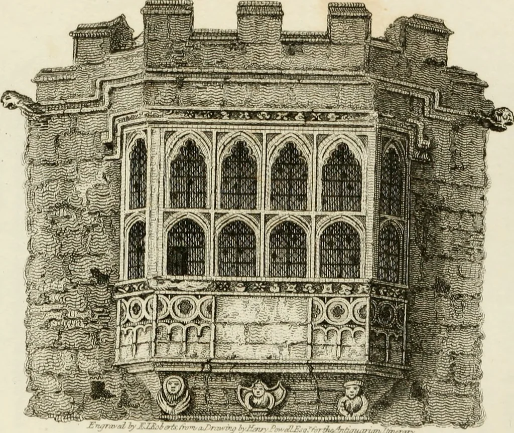 An illustration from The antiquarian itinerary, comprising specimens of architecture, monastic, castellated, and domestic; with other vestiges of antiquity in Great Britain. Accompanied with descriptions, 1815, leaf 79