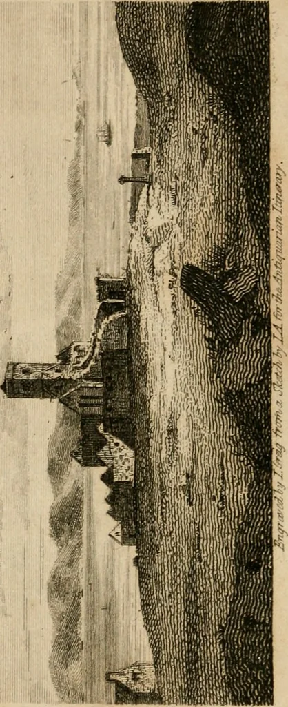 An illustration from The antiquarian itinerary, comprising specimens of architecture, monastic, castellated, and domestic; with other vestiges of antiquity in Great Britain. Accompanied with descriptions, 1815, leaf 105
