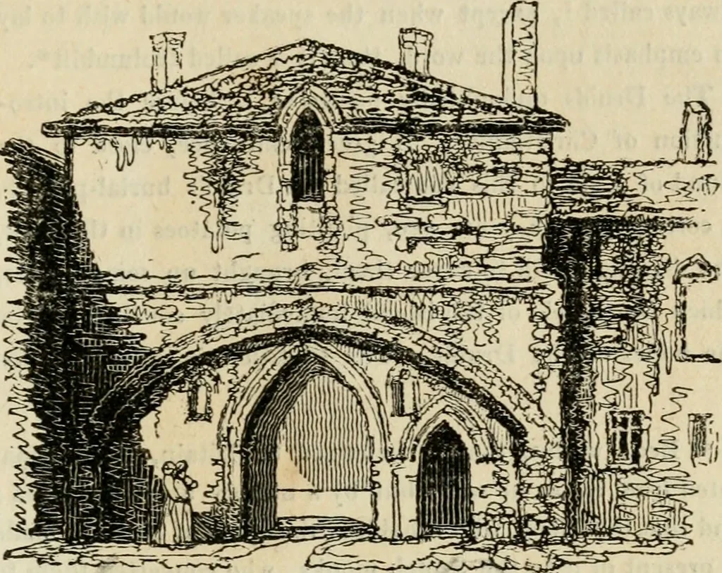An illustration from The antiquarian itinerary, comprising specimens of architecture, monastic, castellated, and domestic; with other vestiges of antiquity in Great Britain. Accompanied with descriptions, 1815, leaf 106