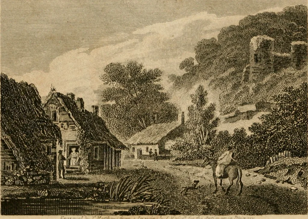 An illustration from The antiquarian itinerary, comprising specimens of architecture, monastic, castellated, and domestic; with other vestiges of antiquity in Great Britain. Accompanied with descriptions, 1815, leaf 181